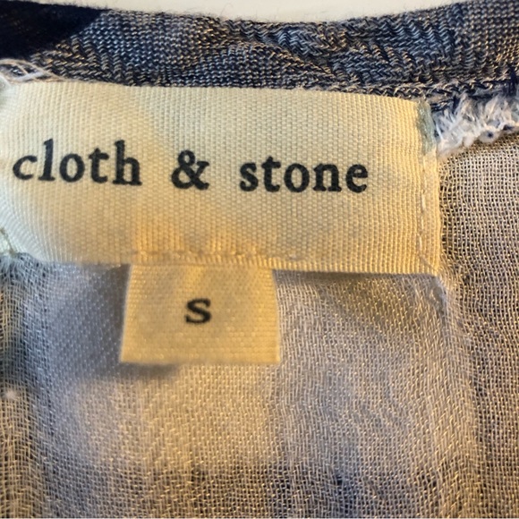 Anthropologie Cloth & Stone Buffalo Plaid Tank Top S - Picture 7 of 11